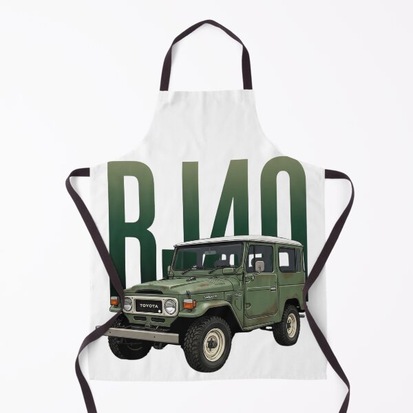 Item preview, Toyota Land Cruiser BJ40 Classic 4x4 Vintage Olive Green SUV Art designed and sold by Motorline44.