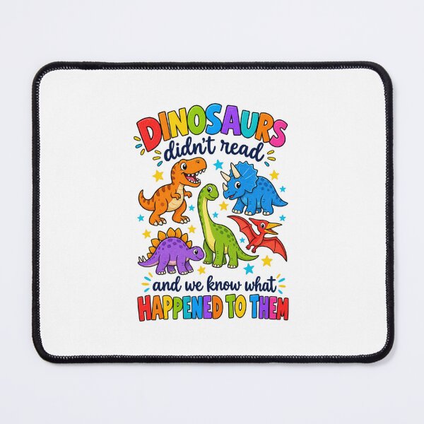 Item preview, Dinosaurs Didn't Read Colorful Teacher Librarian Graphic designed and sold by Whirx.