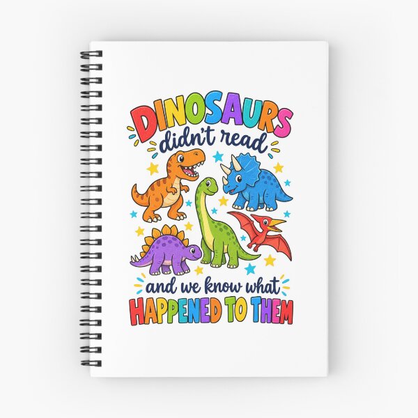 Item preview, Dinosaurs Didn't Read Colorful Teacher Librarian Graphic designed and sold by Whirx.