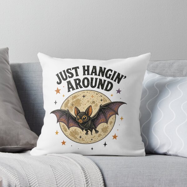 Item preview, Cute Halloween Bat – Just Hangin’ Around designed and sold by BlissfulPrintz.