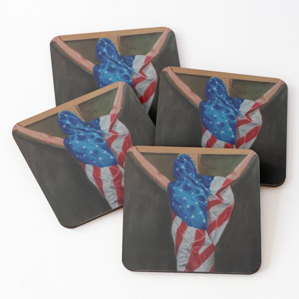 Item preview, Allegory of America on the Cross designed and sold by RoderickArtDC.