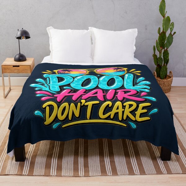 Item preview, Pool Hair Don’t Care Summer Splash designed and sold by AndyGordon125.