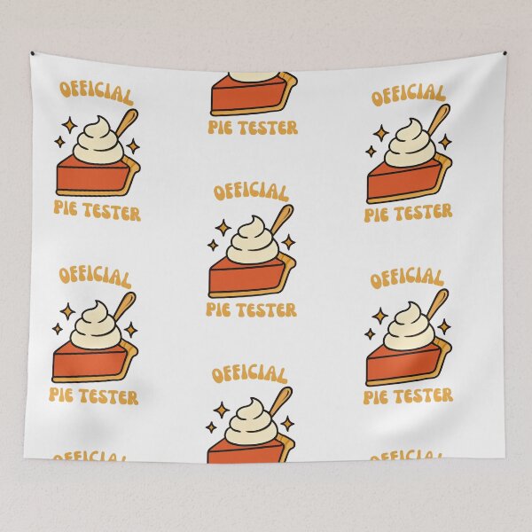Item preview, Official Pie Tester Cute Pumpkin Pie Thanksgiving Baking Sticker Art designed and sold by wildsilencee.