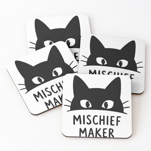Item preview, Mischief Maker – Funny Cat Design designed and sold by ArtPer-design.