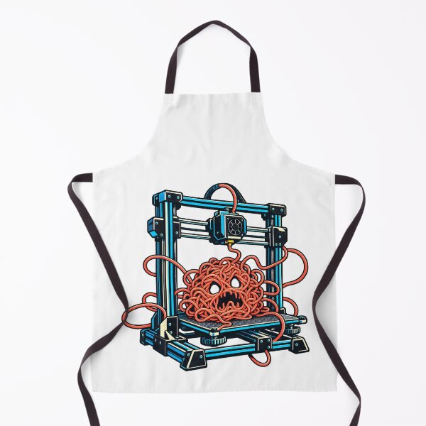 Aperçu de l'œuvre Monstre spaghetti impression 3D ratée créée et vendue par Philippa Shop.