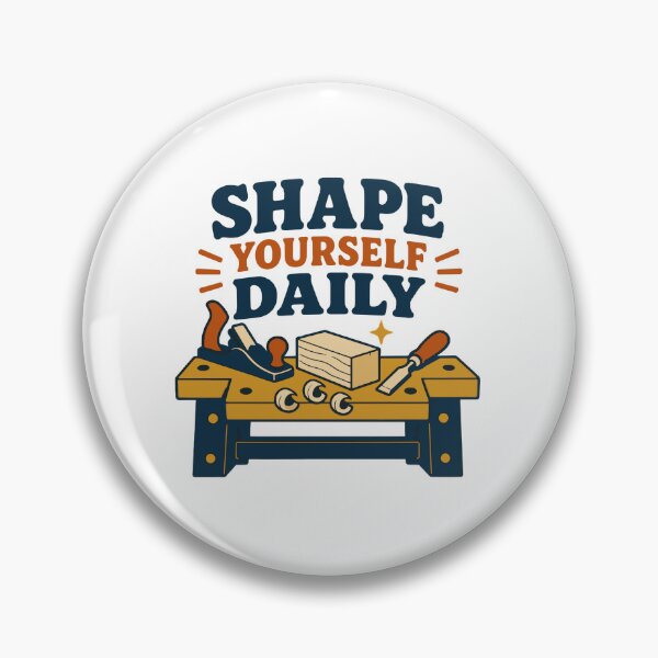 Item preview, Shape Yourself Daily – Woodworking Bench Motivation designed and sold by Akioos.