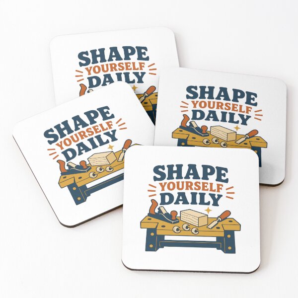 Item preview, Shape Yourself Daily – Woodworking Bench Motivation designed and sold by Akioos.