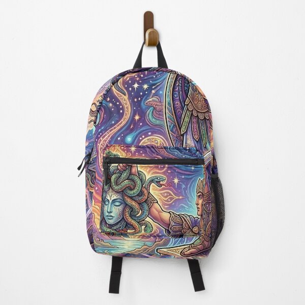 Item preview, Perseus Slays Medusa - Greek Mythology Art designed and sold by Lucid Dream Pixel.