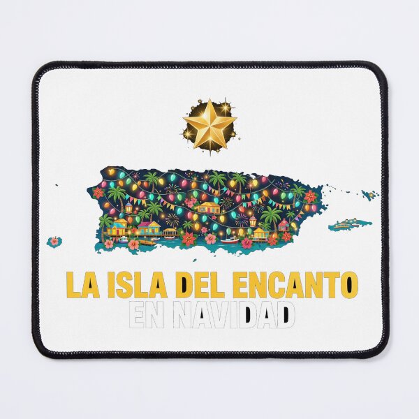Item preview, "La Isla del Encanto en Navidad" Puerto Rican Christmas T-Shirt | Boricua Holiday Tee designed and sold by BellaDiosa.