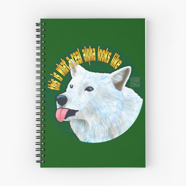 Item preview, "This is What a Real Alpha Looks Like"- Silly Wolf designed and sold by Lavender Crow YYC.