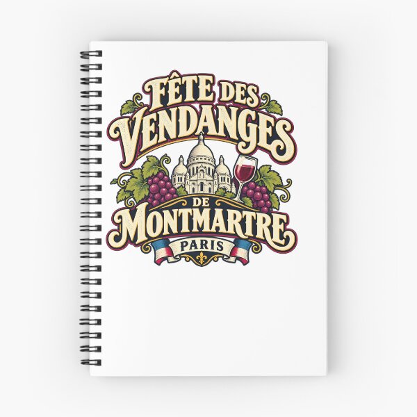 Item preview, Montmartre Grape Harvest Festival Paris Design designed and sold by IRON WINGS /USAF.