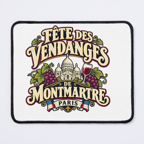 Item preview, Montmartre Grape Harvest Festival Paris Design designed and sold by IRON WINGS /USAF.