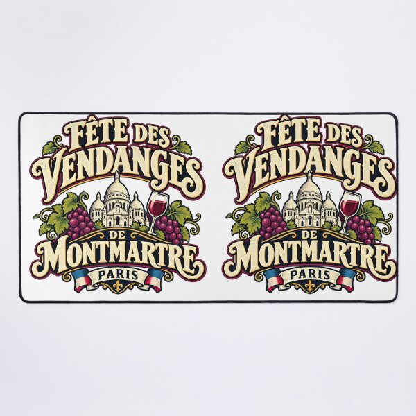 Item preview, Montmartre Grape Harvest Festival Paris Design designed and sold by IRON WINGS /USAF.
