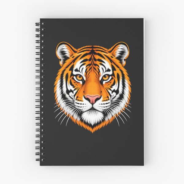 Item preview, Tiger Face — Orange Striped Animal designed and sold by Quirky Cotton Collective.