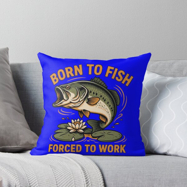Item preview, Largemouth Bass Born To Fish, Forced To Work Art Design  designed and sold by fantasticdesign.