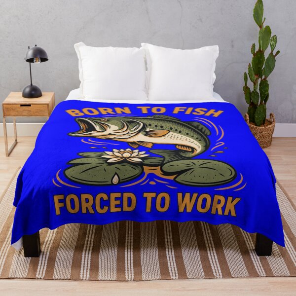 Item preview, Largemouth Bass Born To Fish, Forced To Work Art Design  designed and sold by fantasticdesign.