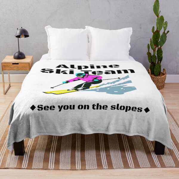 Item preview, Alpine Ski Team Retro 80s in Aspen Design designed and sold by RikkiTikkiHut.