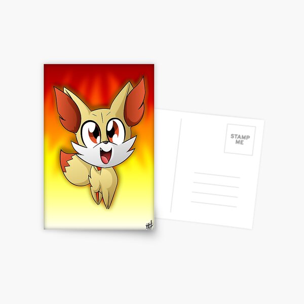 Fennekin Postcard