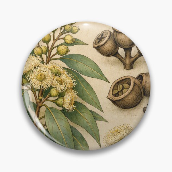 Item preview, Vintage Botanical Eucalyptus Illustration designed and sold by neonroyalsnow.