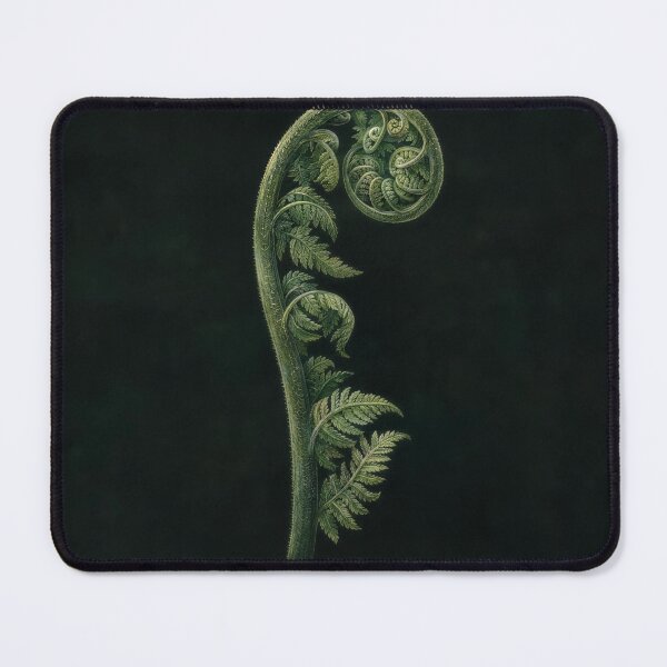 Item preview, Fern Dark Botanical Illustration | Moody Floral Wall Art designed and sold by FixationStudio.