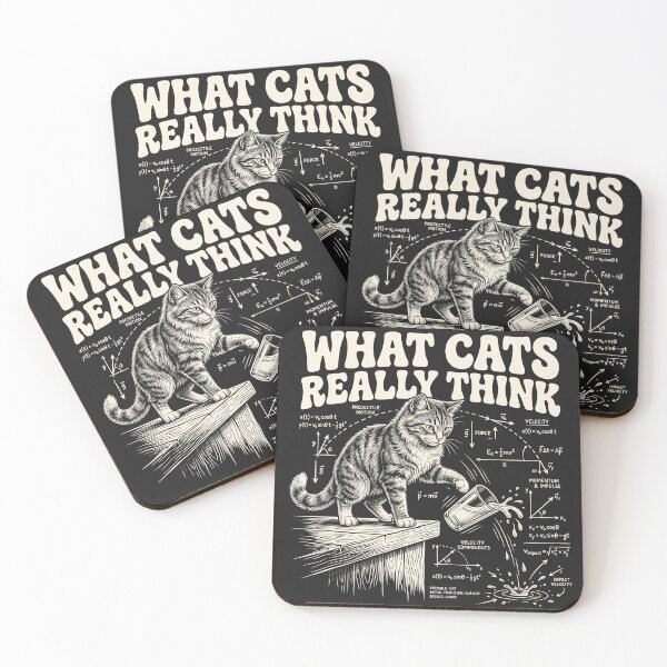 Item preview, What Cats Really Think - Funny Cat Science Formula designed and sold by legendaryskins.