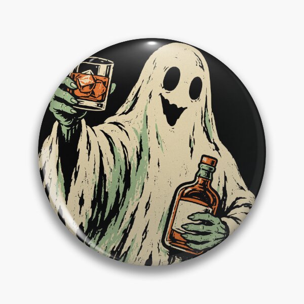 Artikelvorschau, Hier für den Grusel – Vintage Halloween Whiskey Geist entworfen und verkauft von TheAsura.