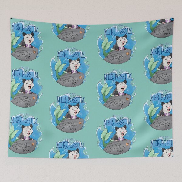 Item preview, The Little MerPossum Eva designed and sold by BlueLocketeer.