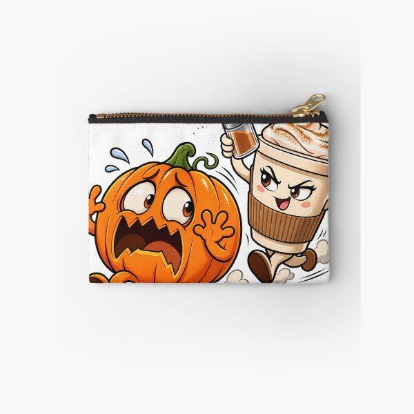 Item preview, Pumpkin Running From Pumpkin Spice Latte Cup designed and sold by bwanaboards.