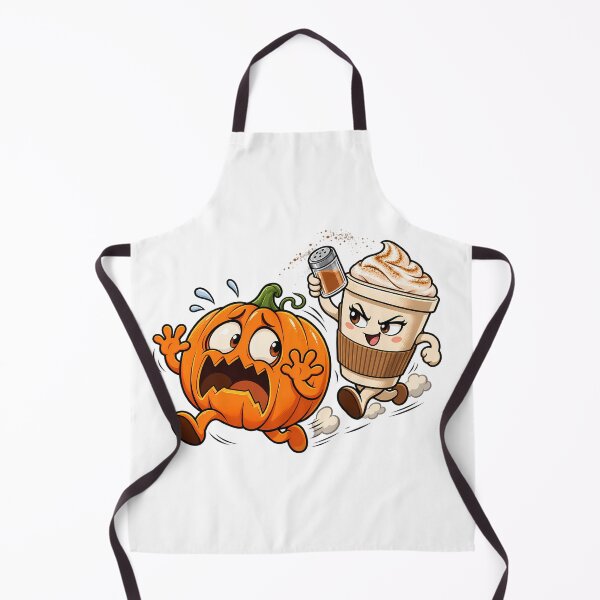 Item preview, Pumpkin Running From Pumpkin Spice Latte Cup designed and sold by bwanaboards.