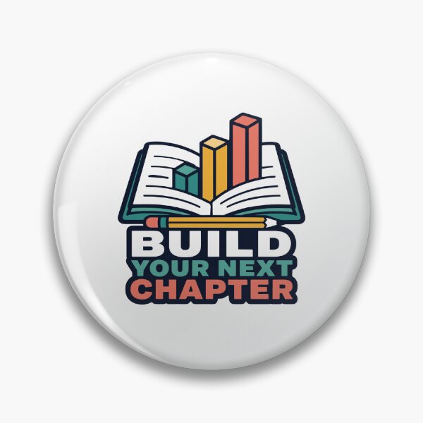 Item preview, Build Your Next Chapter – Open Book and Progress Chart Design  designed and sold by Akioos.