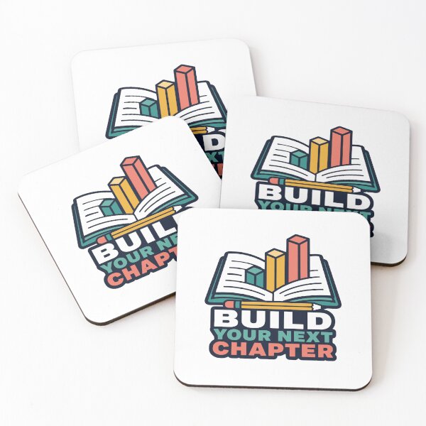 Item preview, Build Your Next Chapter – Open Book and Progress Chart Design  designed and sold by Akioos.