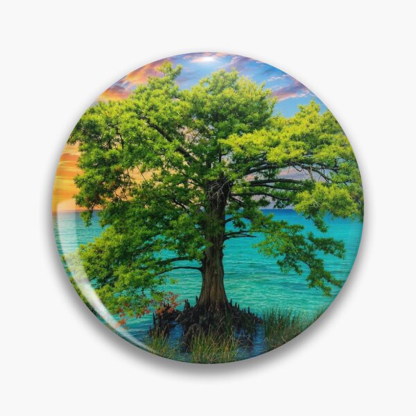 Item preview, Cypress Charm designed and sold by SquaresArt.