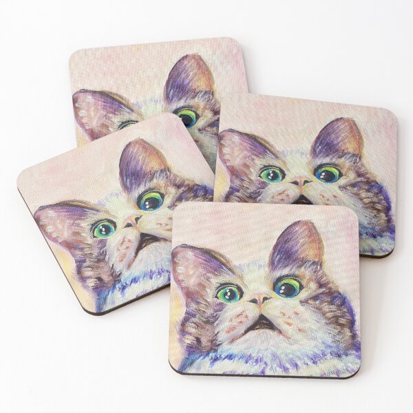 Item preview, Gato de aspecto aterrador designed and sold by moniOnOart.