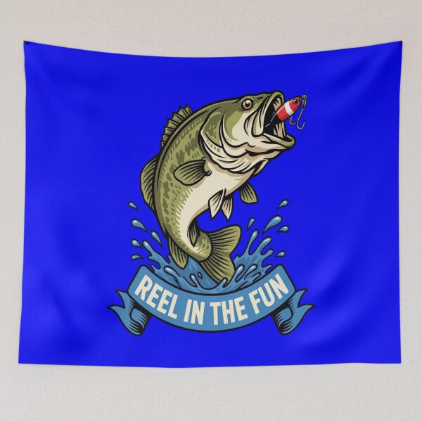 Item preview, Largemouth Bass Reel In The Fun  Art Design  designed and sold by fantasticdesign.