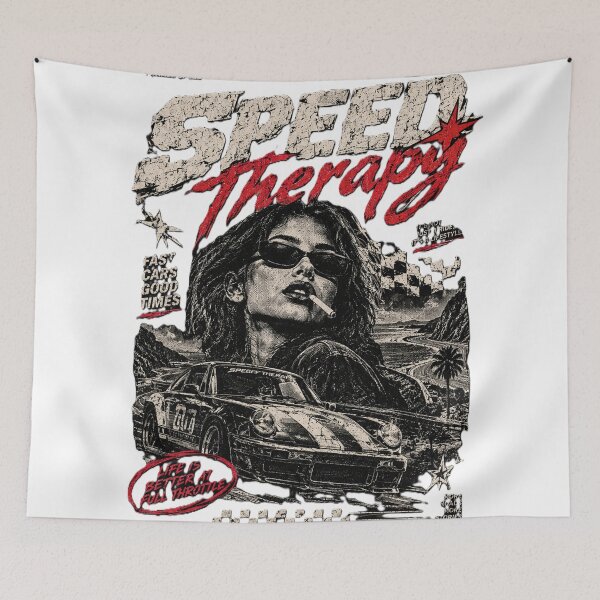 Item preview, SPEED THERAPY — Fast Cars, Wild Hearts designed and sold by TheKingQuestion.
