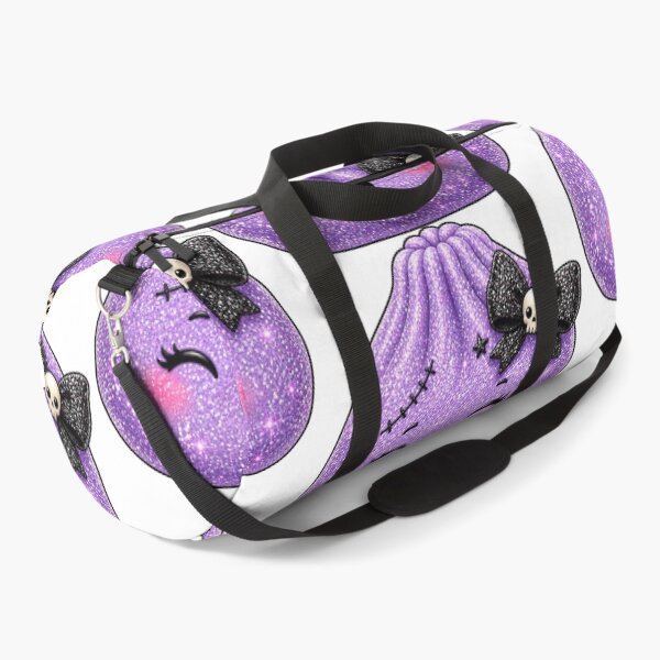 Item preview, Purple Sparkly Dumpling Squishy with Skull Bow and Spooky Cute Halloween Design designed and sold by Uniquememorable.