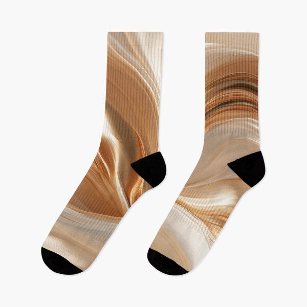 Item preview, Fluid Golden Silk Waves Abstract Minimalist Luxury Print designed and sold by MargaretWiktor.