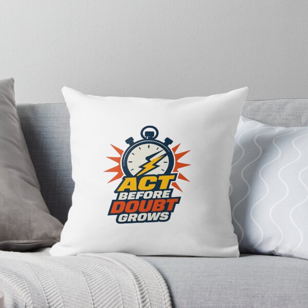 Item preview, Act Before Doubt Grows – Lightning Stopwatch Motivation designed and sold by Akioos.
