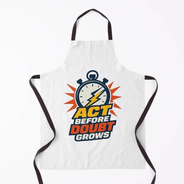 Item preview, Act Before Doubt Grows – Lightning Stopwatch Motivation designed and sold by Akioos.