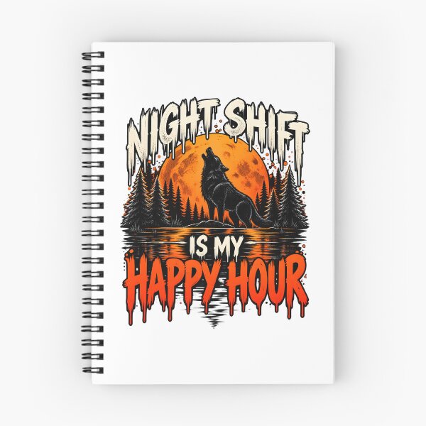 Item preview, Night Shift Is My Happy Hour - Halloween designed and sold by paulasantos.