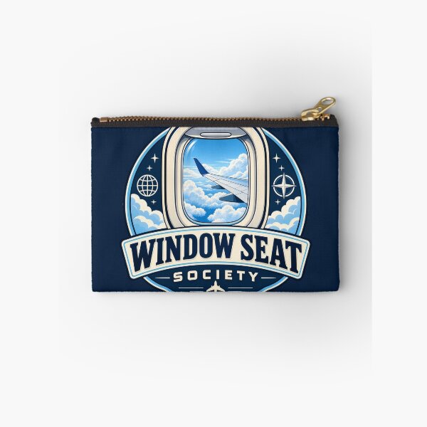 Item preview, Window Seat Society Travel Badge designed and sold by AndyGordon125.