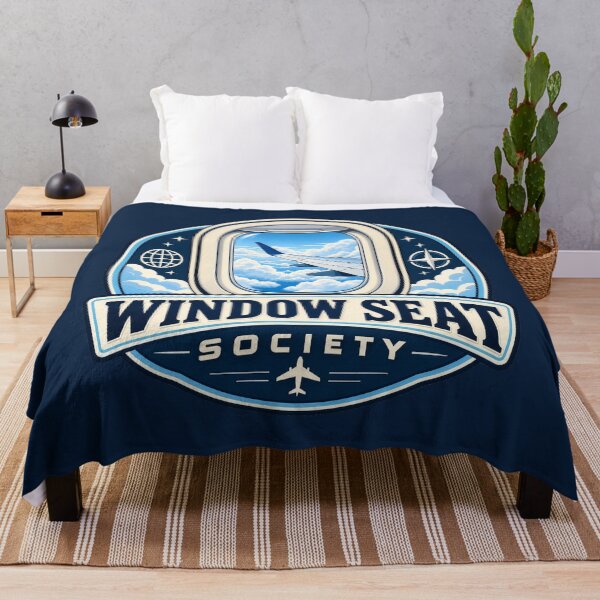 Item preview, Window Seat Society Travel Badge designed and sold by AndyGordon125.