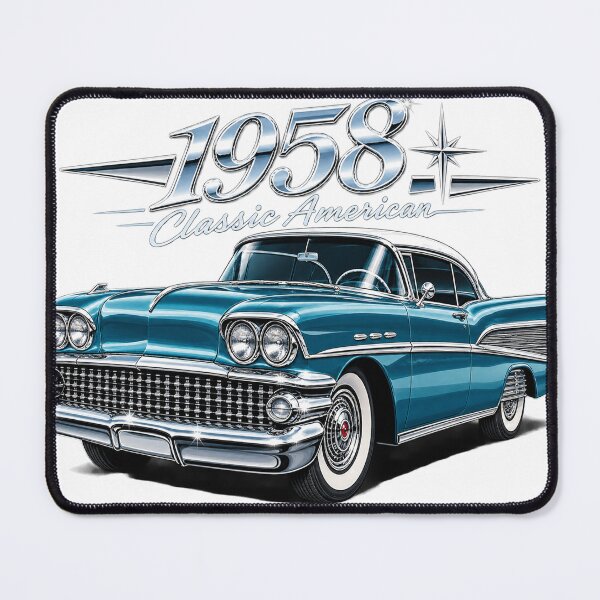 Item preview, 1958 Classic American Car Chrome Vintage Retro Design designed and sold by TODPESIGN.