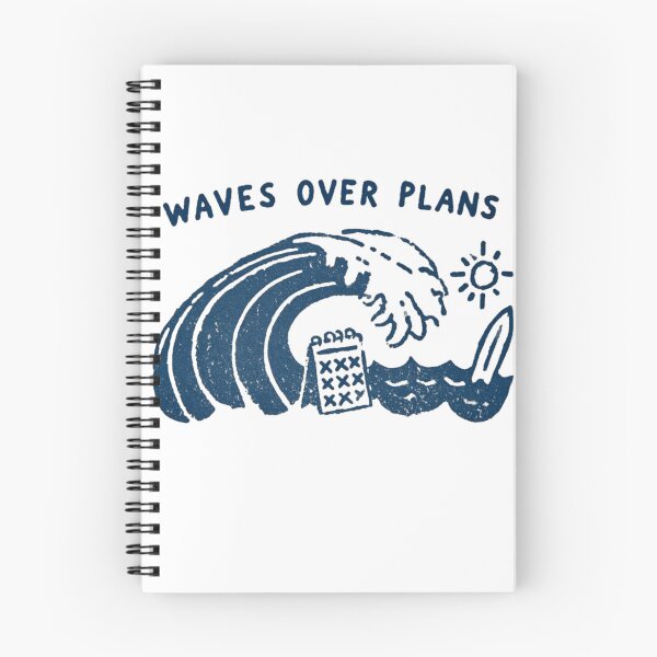 Item preview, Waves Over Plans – Surf Ocean Slow Living designed and sold by HouseOfMitos.