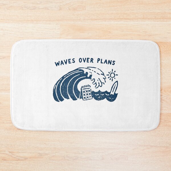 Item preview, Waves Over Plans – Surf Ocean Slow Living designed and sold by HouseOfMitos.