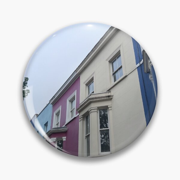 Item preview, Colourful houses in Notting Hill, London designed and sold by LondonArtTravels.