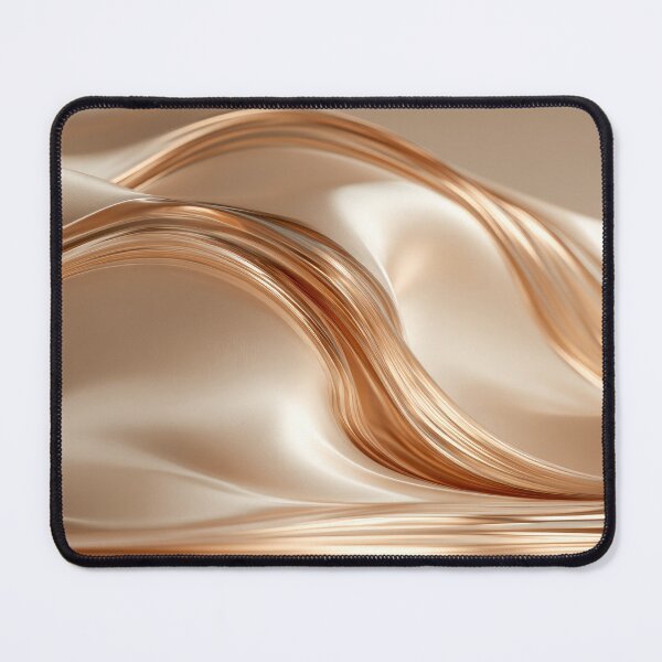 Item preview, Golden Silk Waves Abstract Minimalist Luxury Print designed and sold by MargaretWiktor.