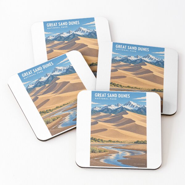 Item preview, Great Sand Dunes National Park - Colorado designed and sold by GoodOldVintage.