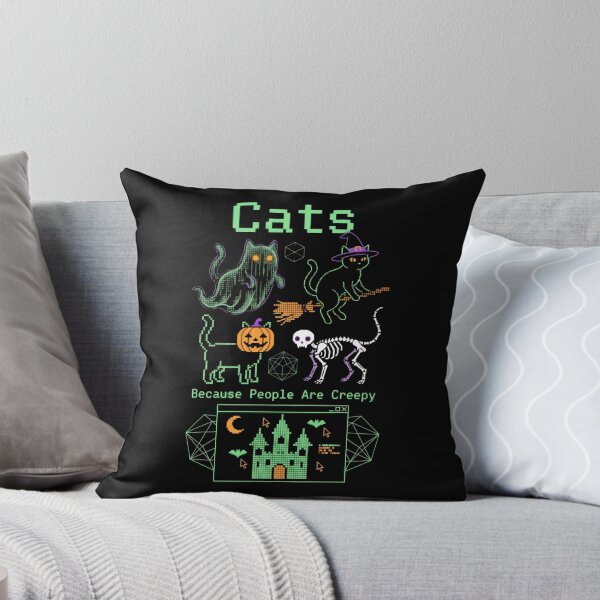 Item preview, Gatos porque la gente da miedo. Gato fantasma de Halloween. designed and sold by world+167.