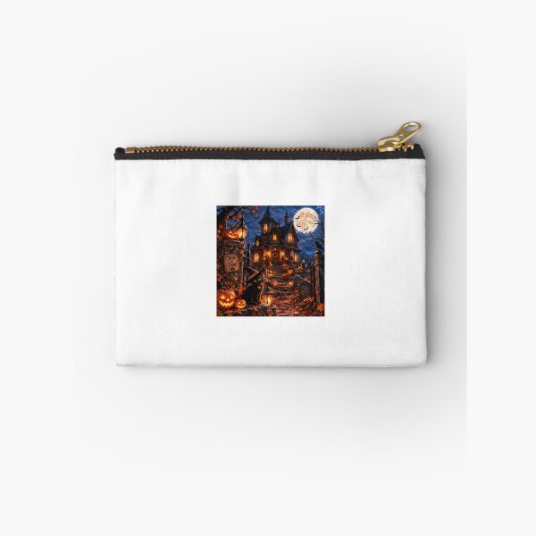 Item preview, Haunted Halloween House & Black Cat ??‍⬛? | Spooky Night designed and sold by NestDesigns01.